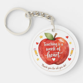 Chaveiro Personalized Teacher Appreciation Keychain
