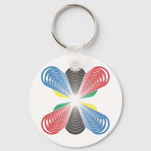 Chaveiro Perspectiva dos Círculos de olimpiadas