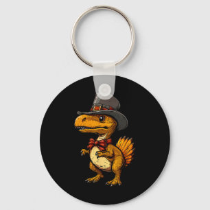 Chaveiro Peru Fofa De Dinossauro De Ação De Graças Funny Tu