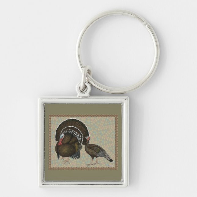Chaveiro Peru Standard Bronze Retrato (Frente)