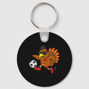 Chaveiro Peruquinho de Futebol de Ação de Graças Humor Espo