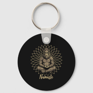 Chaveiro Pés-Grandes Yoga Namaste Meditação Design Zen