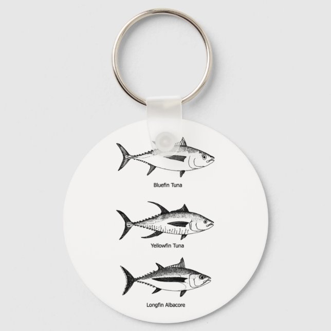 Chaveiro Pesca ao largo - Logotipo do atum (Frente)