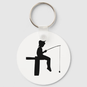 Chaveiro Pesca Boy Silhouette