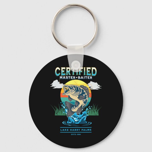 Chaveiro Pesca Com Funny Master Baiter Certificada (Frente)