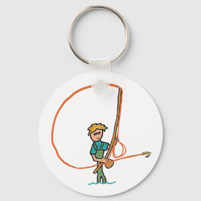 Chaveiro Pesca com Mosca (Frente)