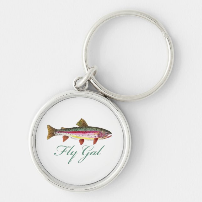 Chaveiro Pesca com moscas (Frente)