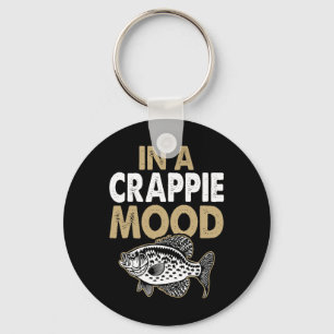 Chaveiro Pesca de Crappie Em Um Humor de Crappie