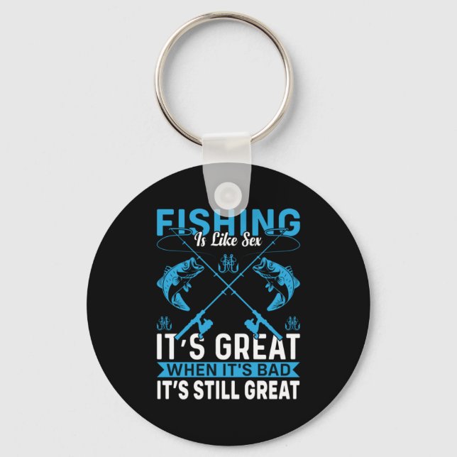 Chaveiro Pesca De Presente De Pesca É Excelente (Frente)