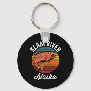 Chaveiro Pesca de salmão no rio Kenai Alasca