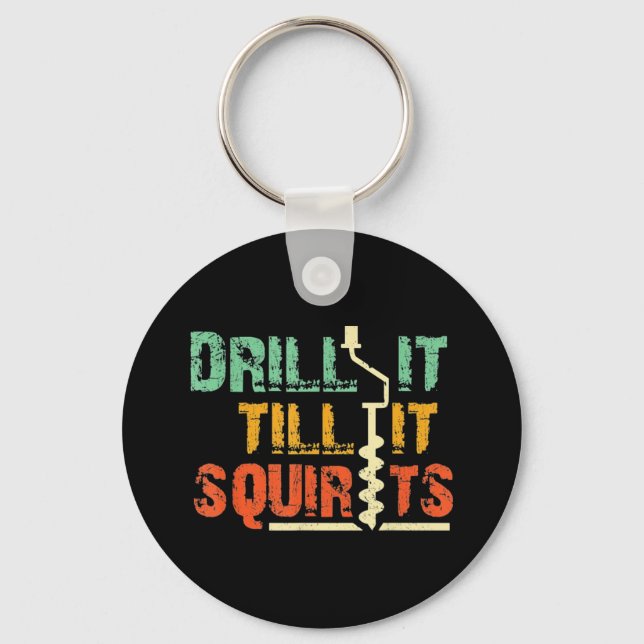 Chaveiro Pesca Do Gelo - Peixe Auger (Frente)