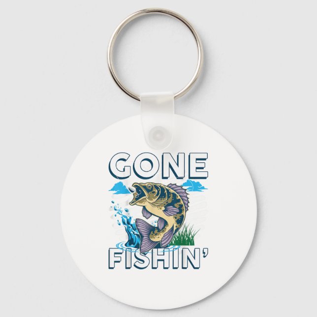 Chaveiro Pesca foi pescar Funny B Fish Pai (Frente)