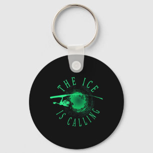 Chaveiro Pesca no Gelo - O Gelo Está Chamando - Pescador de