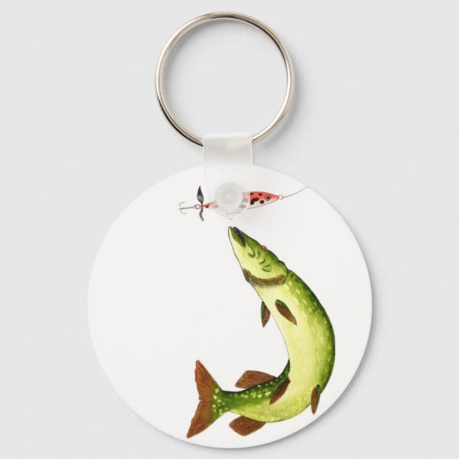 Chaveiro Pesca Pike (Frente)