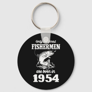 Chaveiro Pescador de peixes de 71 anos 1954 71ruas