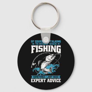 Chaveiro Pescador Engraçado Claro Que Estou Falando Comigo 