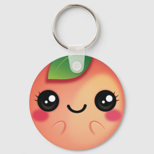 Chaveiro Pêssego de Kawaii