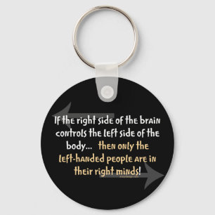 Chaveiro Pessoas canhotas dizendo