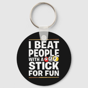 Chaveiro Pessoas De Beat De Jogo De Snooker Com Jogadores D