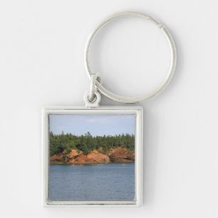 Chaveiro Pessoas fazendo caiaque no mar na Baía de Fundy em