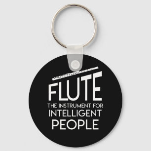 Chaveiro Pessoas Inteligentes do Flute Player por Instrumen
