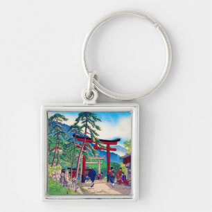Chaveiro Pessoas japonesas legal do cenário da porta dos