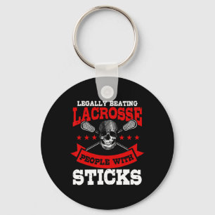 Chaveiro Pessoas Legalmente Batidas Com Sticks Lacrosse Pla
