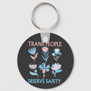 Chaveiro Pessoas Trans Merecem Orgulho de Segurança Mês LGB