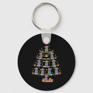 Chaveiro Pet Animal Xmas Lights Papais noeis Mole Christmas