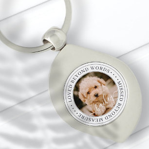 Chaveiro Pet Memorial Amava Além Das Palavras Foto Chic El