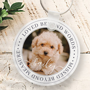 Chaveiro Pet Memorial Amava Além Das Palavras Foto Chic El