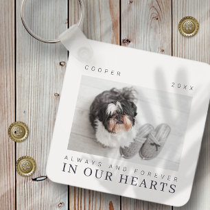 Chaveiro Pet Memorial Cote Foto Simples Moderna Chic