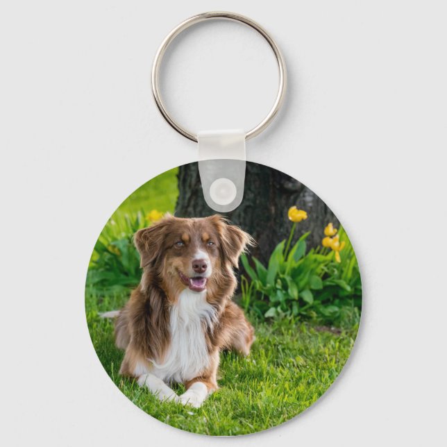 Chaveiro Pet Photo Dog Lover Personalizado (Frente)