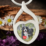 Chaveiro Pet Photo Dog Lover Personalizado<br><div class="desc">Carregar seu animal de estimação com você em qualquer lugar que você vá com este chaveiro personalizado de fotos de animais! Deve ter para cada mãe de cachorro e pai de cachorro! Chaveiro do Cão de Foto Pet Personalizado</div>