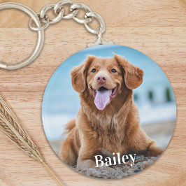 Chaveiro Pet Photo Dog Lover Personalizado