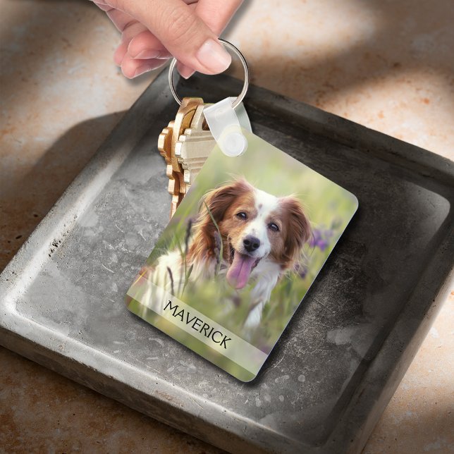 Chaveiro Pet Photo Double Sided Aluminum (Pet photo double-sided aluminum keychain)