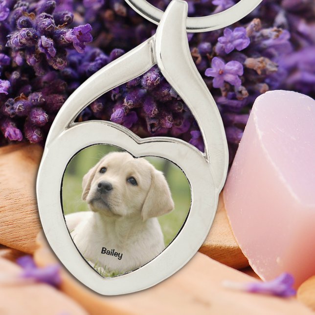 Chaveiro Pet Photo Keepsakover Personalizado (Criador carregado)
