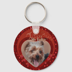 Chaveiro Pet Photo Red Keepsaet Personalizado