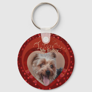 Chaveiro Pet Photo Red Keepsaet Personalizado