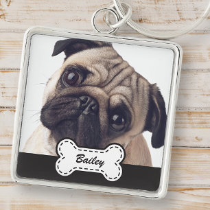 Chaveiro Pet Photos on Cute Dog Bone Add Name