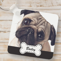 Pet Photos on Cute Dog Bone Add Name