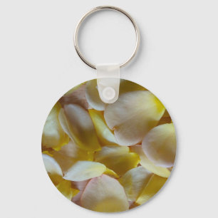 Chaveiro Pétalas de Rosa Amarela