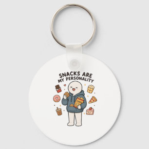 Chaveiro Petiscos São Minha Personalidade Funny Snack Lover