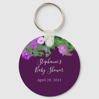 Chaveiro Petunia Floral Purple Party Favor Cute