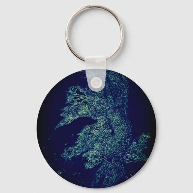 Chaveiro pez betta de estanque (Frente)