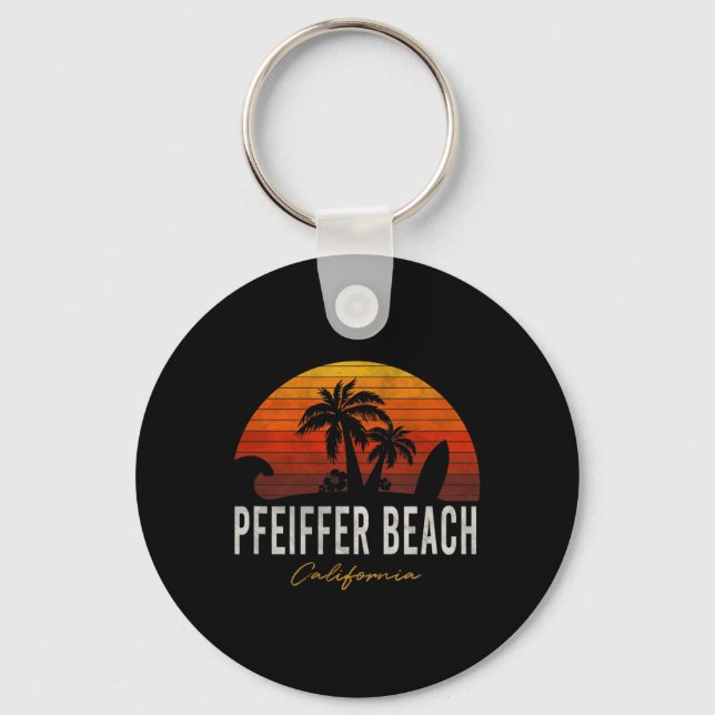 Chaveiro Pfeiffer Beach California Palms Vacement Surf Sund (Frente)