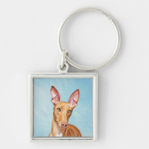 Chaveiro Pharaoh Hound Painting - Arte Cachorra Original