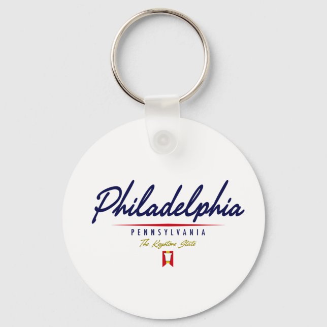 Chaveiro Philadelphia Script (Frente)