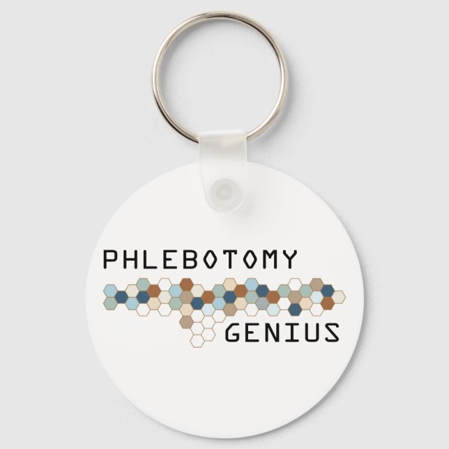 Chaveiro Phlebotomy Genius (Frente)