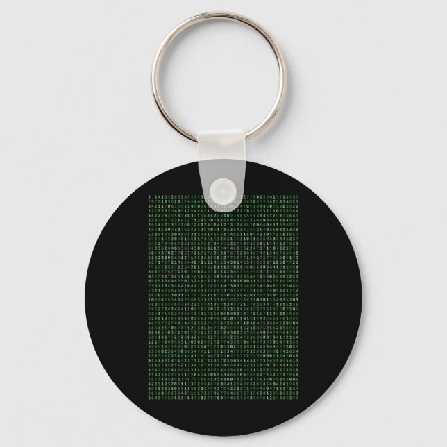 Chaveiro Pi 2025 Digits Matrix Legal Design Para Matemática (Frente)